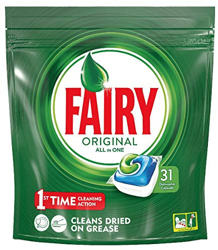 Fairy - Original tout-en-un - Capsules pour lave-vaisselle, lot de 31 pièces