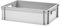1a-TopStore Euro-Stapelbox EB-617, 600x400x175 mm (LxBxH), grau ähnl. RAL7001, aus Polypropylen, lebensmittelecht, 2 Handgriffe, ca. 35 Liter Vol.