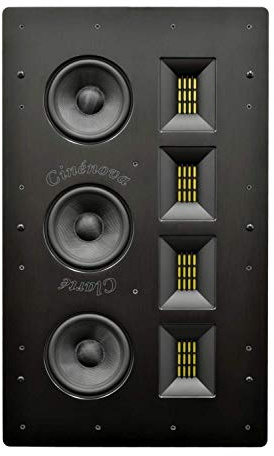 Earthquake Sound IW-C5 Cinenova Clarte In Wall LCR Speaker 600W 8 Ohm