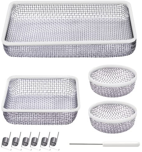 Eazy2hD Paquete de 4 mosquiteros voladores para rejillas de ventilación de refrigerador, cubierta de ventilación de horno de RV, pantalla de insectos para rejillas de ventilación de caravana