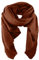 Niklarson Schal XXL Raute maron 220x60cm Damen Winterschal Plaid T827