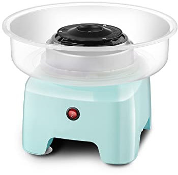 PanHuiWen Cotton Candy Machine Mini Candy Floss Machine Electric Cotton Candy Maker Gadgetry, Non-Stick Plates Mini Cotton Candy Maker Homemade Electric Cotton Candy Machine Commercial,blue