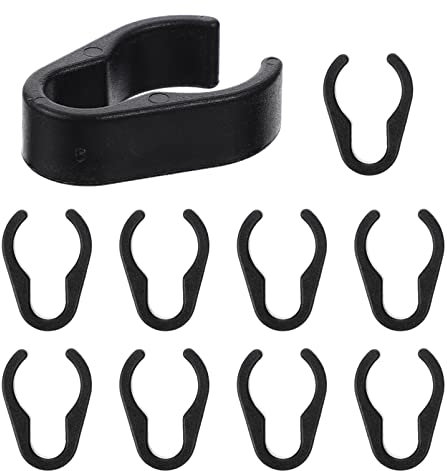 Milisten Microphone Pole Mic Stand Cable Wire Holder 10pcs Microphone Cable Holders Cable Clips and Flexible Cable Clamps Microphone Stands Stand Cable Clip Clip Mic