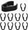 Milisten Microphone Pole Mic Stand Cable Wire Holder 10pcs Microphone Cable Holders Cable Clips and Flexible Cable Clamps Microphone Stands Stand Cable Clip Clip Mic