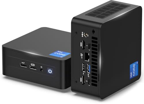 Intel NUC 12 Pro Mini PC, Core i7-1260P (12 Coeurs, 16 Threads, 4,7GHz) Ordinateur de Bureau PC, NUC 12 i7 Barebone Mini Ordinateur NUC Support 8K UHD/WiFi 6E/BT 5.3/Thunderbolt 4/Aucune RAM&SSD
