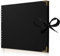28 x 22 cm Sammelalbum mit 50 Schwarz Seiten Scrapbook-Album aus dickem Kraftpapier, lösungsmittelfreies Fotoalbum, Spiralalbum, gestalten Sie Ihr eigenes Fotobuch für Kunst- und Bastelprojekte