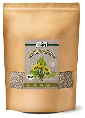Biojoy Tisane de feuilles de Tussilage BIO (500 g), séchées et coupées (Tussilago farfara)