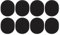 4 Pares de Almohadillas Profesionales de Repuesto para Auriculares Logitech H800, Almohadillas para Orejas con Piel Transpirable y Espuma Viscoelástica Cómoda, Aislamiento de Ruido
