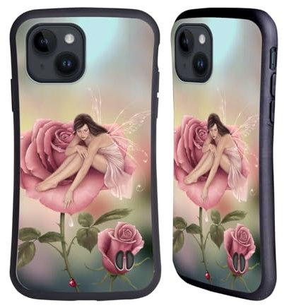 Head Case Designs sous Licence Officielle Rachel Anderson Rose Elfes Coque Hybride Compatible avec Apple iPhone 15