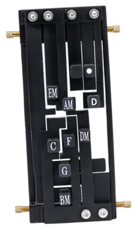 Amagogo Gitarrenhilfe für Akkorde, Anfänger-Trainer, Übungswerkzeuge, tragbares Rhythmus-Zubehör, Lehr- und Übungshilfe für Kinder, Freunde und Erwachsene