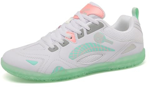 ZHENSI Tischtennis-Schuhe Hallenschuhe Für Herren Und Damen Flach rutschfest Bequem Badminton-Tennis-Sneaker