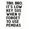 TBH, Bro It's Low Key Sus When You Forget To Use Pemdas – Lustiges Mathematik-Klassenzimmer-Poster – GenZ Humor Sarcasm – 30,5 x 45,7 cm Poster – ungerahmt – Premium 45,4 kg glänzend – hergestellt in