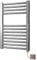 Greened House Electric 400 wide x 600 high Flat Chrome Towel Rail Bathroom Radiator (400mm W x 600mm H)