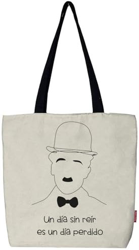 hello-bags. Borsa tote bag in tela con cerniera, fodera e tasca interna. Esterno: 100% cotone. Include una busta regalo kraft. Modello: UNDÍA. Colore: Écru. Misure: 37x 38 cm.
