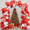 Weihnachtsluftballons Rot Weiß, 135 Stück Weihnachts Luftballon Girlande mit Luftballons Rot und Weiß, Zuckerstangen Folienballon, Ballon Girlande Rot Weiß für Weihnachtsfeier, Christmas Decorations