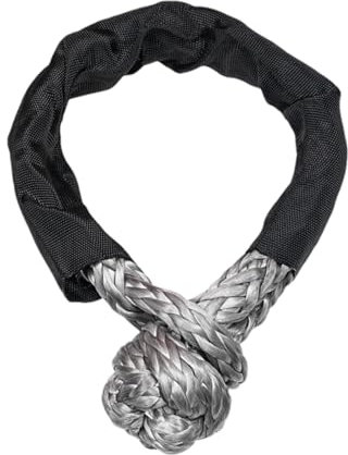 ycezw Erholung mit weichem Schäkel, Gurt mit weichem Schäkel – strapazierfähiges synthetisches Seil für Offroad-Abschleppseil, robust, weicher Schäkel für