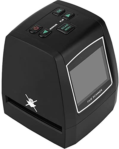 High Resolution Film Scanner, 8mm Slides Negative Film Scanner, Support Slide 32G SD Card Storage LED Backlight, Suitable for Different Types Of Film Slides