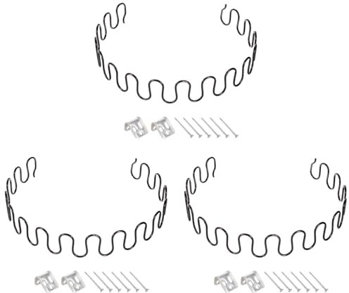sourcing map 3 Sets Polsterfeder-Ersatz-Kits, 70 cm, schlaffe Kissen, Reparatur-Set mit Clips, Nägeln für Möbel, Sofa, Liegestuhl