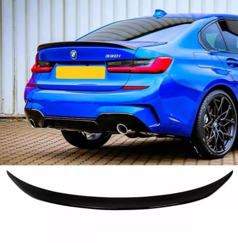 For Auto Perfectionists UK Rear Boot Spoiler Compatible With BMW 3 Series M3 G20 G80 2018+ ABS Gloss Black