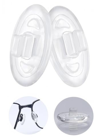 Lot de 10 Paires de plaquettes nasales en silicone de qualité supérieure,Design airbag,Iégères et sans pression,Pour lunettes,Iunettes de lecture,lunettes de soleil,Bouchons antidérapants,Accessoires