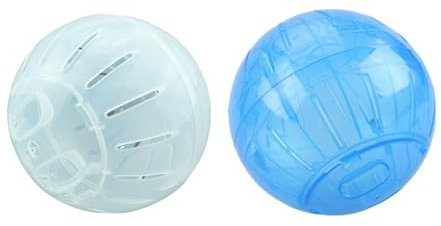 2 Stück Laufkugel Für Hamster, Laufrad Hamster Plastik, Hamsterkugel Laufkugel, Hamster Kugel Zum Laufen, Laufrad Für Kleintiere, Plastik Spielzeug Langeweile Beseitigen Und Die Aktivität Steigern