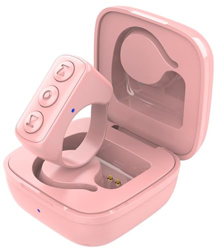 ZTYTO Tiktok Scrolling Ring for iPhone/Android,Bluetooth Page Turner for Kindle App,Remote Control for Camera/Video Recording/Music Player (Pink)