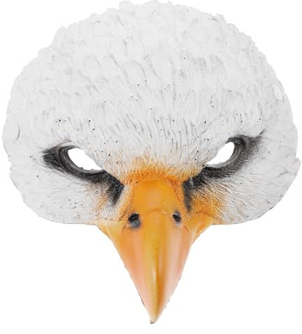 Holibanna Mask Vogelmaske Für Halloween Halbe Und Bequem Für Kostümpartys Karneval Und Cosplay Leicht Und Langlebig