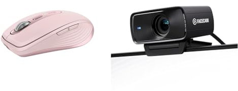 Logitech MX Anywhere 3S & Elgato Facecam MK.2 – Webcam Haut