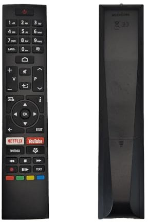 IOOIQQ Télécommande pour Continental Edison CELED55SABL20B3. CELED32SABL20B3. CELED55SA20B3. CELED50SA20B3. CELED65SA20B3. CELED55SA20B3V2 Smart TV