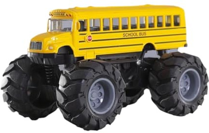 Autobús Escolar de Juguete, autobús Fundido a presión, Monster Truck, vehículos de Juego para niños