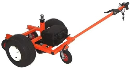 KLYDBMYT Trailer Mover 2800lbs Electric Trailer Mover Dolly With Motor Adjustable Trailer Dolly Heavy Duty Camper Caravan Trailer Car Moving Dolly(Orange)