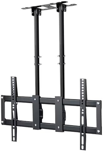 Verstellbare TV-Deckenhalterung für 101,6 cm (90 Zoll) LED-Flachbildschirme, zweipoliges Design, höhenverstellbar, perfekt für Zuhause oder Büro.