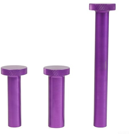 Sisinkal Strumento per la rimozione degli ammortizzatori della forcella della bici in lega di alluminio per Fox 32 34 36 38 40 molla ammortizzatore laterale viola M8 M10 strumenti di manutenzione