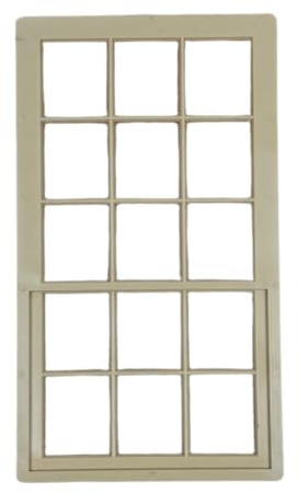 Dolls House Large Plastic Window (T164L) - 1:12 Scale Miniatures | Minimum World