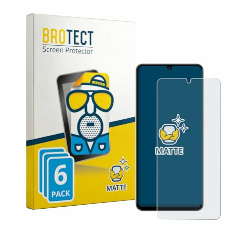 BROTECT Entspiegelungs-Schutzfolie für ZTE Blade A56 (6 Stück) Matte Displayschutz-Folie, Anti-Reflex, Anti-Fingerprint
