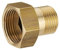 Raccord Compteur Mâle 15x21 (1/2) Femelle Ecrou libre 20x27 (3/4) NOYON & THIEBAULT