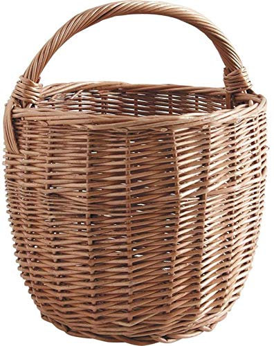 Panier rond en osier buff 30 cm
