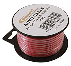 Connect 36954 Mini Reel Automotive Cable 5A Red 7m