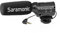 Video Microphone, Saramonic SR-M3 Mini Directional Shotgun Mic for Youtube and Interview with Extra Mic Input and Real Time Headphone Monitoring Compatible with Nikon Canon Sony DSLR Camera, Camcorder