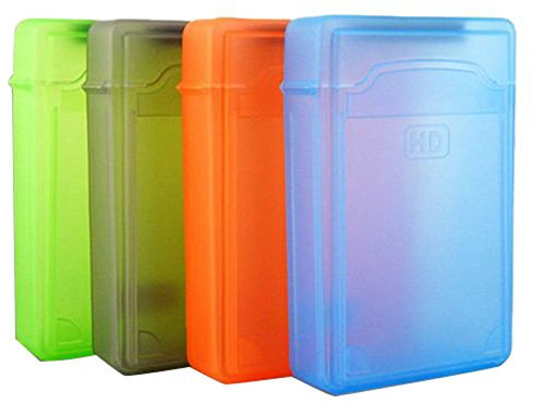 5 PCS de 3.5 Pulgadas IDE Portatil Sata HDD Estuche Externo de Caja de Proteccion de plastico