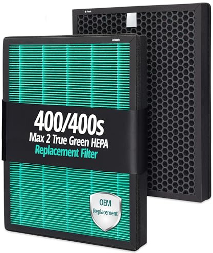 Trendiees Ersatzfilter kompatibel mit Coway Airmega 400, Luftreiniger 400S 400(G) 400S(G) Max2, True Green HEPA und Aktivkohlefilter-Set Smart Purifiers, AP-2015-FP