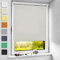 NoCon Verdunklungsrollo Klemmfix ohne Bohren & mit Bohren ● Creme 100x150cm (BxH) ● Thermorollo Klemmrollo Fensterrollo Sonnenschutz Sichtschutz, Rollos für Fenster und Tür