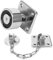 Sutinna Support de porte électromagnétique, montage encastré au sol/mur 60 kg, force de maintien magnétique pour portes résidentielles, commerciales et publiques (DC24V)