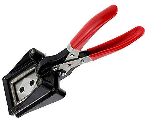 Steel Handheld 35mm x 45mm Passport ID Photos Pictures Punch Cutter Right Angle Corner Cutting Tool