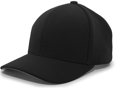 Pacific Headwear Unisex-Erwachsene M2 Performance Hook-and-Loop Adjustable Cap Kappe, Baseballkappe, Schwarz, Einheitsgröße