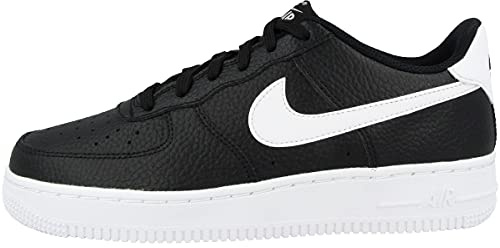 Nike Air Force 1 (Gs), Scarpe da Ginnastica Basse Unisex - Bambini e ragazzi, Nero (Black/White), 40 EU