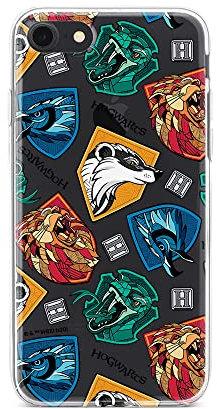 ERT GROUP Original und offiziell Lizenziertes Harry Potter Handyhülle für iPhone 7/8/ SE 2 optimal an die Form des Smartphones angepasst, Schutzhülle aus Silikon, teilweise transparent
