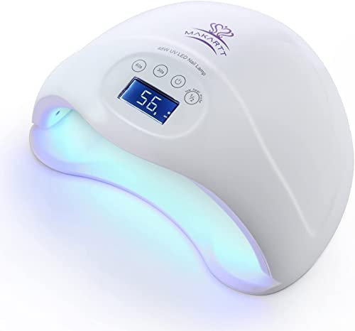 Makartt UV Lampe für Gelnägel: Schnell Nageltrockner - 48W Nagellampe Professionelle für Alle Gel Nagellack Maniküre