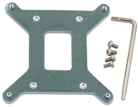 GENNEL Metall LGA1700 Motherboard Backplate, CPU Kühler Basis Kühlkörper Montage Backplane für Intel LGA 1700