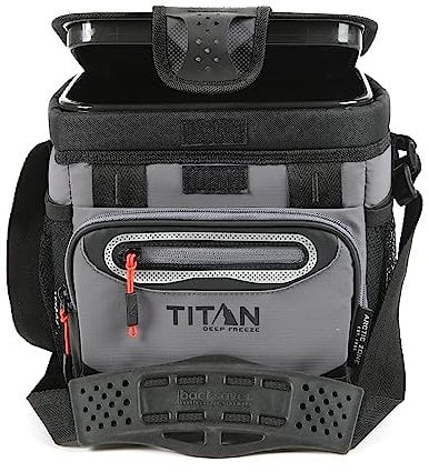 Arctic Zone Titan Deep Freeze HardBody Cooler, mit Reißverschluss, Haifischleder-Grau, 5-97091-50-0E, 9 Can